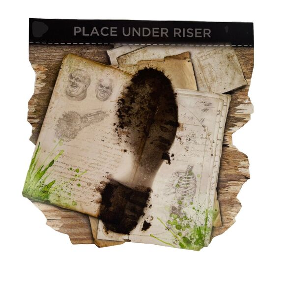 Spirit Halloween Step Pad Set Of 4 Sticker Covers Animatronic Display Store ISE - Picture 3 of 6